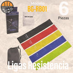 Paquete de 5 Ligas de Resistencia "Loop Bands"